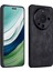 Azns Huawei Mate 60 Kılıf Çizilmez Telefon Kabuğu Baskılı Pu Deri + Tpu Telefon Arka Kapağı-Siyah (Yurt Dışından) 1