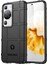 Huawei P60/P60 Pro Kare Izgara Dokulu Telefon Kılıfı Çizilmeye Dayanıklı Cep Telefonu Kapağı-Siyah (Yurt Dışından) 1
