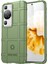 Huawei P60/P60 Pro Kare Izgara Dokulu Telefon Kılıfı Çizilmeye Dayanıklı Cep Telefonu Kapağı-Yeşil (Yurt Dışından) 1