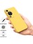 Huawei Nova Y72 4g/enjoy 70 Çizilmez Sıvı Silikon Telefon Kılıfı Kayışlı-Sarı (Yurt Dışından) 5