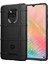 Huawei Mate 20 X-Siyah Için Darbeye Dayanıklı Kare Izgara Dokulu Yumuşak Tpu Telefon Kılıfı (Yurt Dışından) 1