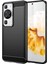 Huawei P60 Için Fırçalanmış Karbon Fiber Dokulu Telefon Kılıfı, Toz Geçirmez Tpu Telefon Kılıfı-Siyah (Yurt Dışından) 1