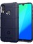 Darbeye Dayanıklı Kare Izgara Doku Yumuşak Tpu Cep Telefonu Kılıfı Huawei Honor 10 Lite/p Smart (2019)-KOYU Mavi (Yurt Dışından) 1