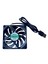 Usb Fan 80x80x10 2 Adet Harici Laptop, Modem ve Tv Soğutucu Ball Bearing sessiz 27 db 3000 rpm 2