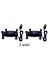 Usb Fan 85x85x40 Ayaklı Telli 2 Adet Harici Laptop, Modem ve Tv Soğutucu Ball Bearing sessiz 27 db 3000 rpm 1