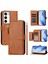 Samsung Galaxy S23 5g Pu Deri Manyetik Kart Tutucu Için Flip Case (Yurt Dışından) 1