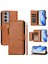 Samsung Galaxy M35 5g Fermuar Pu Deri Manyetik Kart Için Flip Case (Yurt Dışından) 1