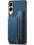 Samsung Galaxy S25 Kenar Katlanabilir Arka Kapak Standı Fonksiyonu Fermuar Için Kılıf (Yurt Dışından) 2
