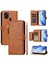 Samsung Galaxy A21S Için Flip Case Kart Tutucu Fermuar Pu Deri Manyetik (Yurt Dışından) 5