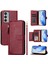 Samsung Galaxy M35 5g Fermuar Pu Deri Manyetik Kart Için Flip Case (Yurt Dışından) 1