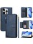 IPhone 14 Için Flip Case Pro Max Pu Deri Manyetik Fermuar Kart Tutucu (Yurt Dışından) 5