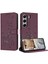 Tecno Camon 40 4g Için Flip Case Pu Deri Deri Cüzdan Sevimli Kedi Kartı (Yurt Dışından) 1