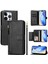 IPhone 14 Için Flip Case Pro Max Pu Deri Manyetik Fermuar Kart Tutucu (Yurt Dışından) 5