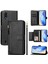 Samsung Galaxy A01 Için Flip Case Pu Deri Manyetik Kart Tutucu Fermuar (Yurt Dışından) 5