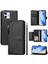 IPhone 12 Için Flip Case Fermuar Kart Tutucu Pu Deri Manyetik (Yurt Dışından) 5