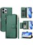 IPhone 12 Için Flip Case Pro Max Pu Deri Manyetik Fermuar Kart Tutucu (Yurt Dışından) 5
