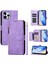 IPhone 11 Için Flip Case Pro Max Pu Deri Manyetik Fermuar Kart Tutucu (Yurt Dışından) 5