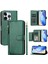 IPhone 13 Için Flip Case Pro Max Kart Tutucu Pu Deri Manyetik Fermuar (Yurt Dışından) 5