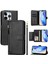 IPhone 13 Için Flip Case Pro Max Kart Tutucu Pu Deri Manyetik Fermuar (Yurt Dışından) 1