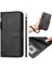 IPhone 14 Için Flip Case Artı Kart Tutucu Pu Deri Manyetik Fermuar (Yurt Dışından) 4