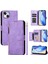 IPhone 15 Için Flip Case Artı Fermuar Pu Deri Manyetik Kart Tutucu (Yurt Dışından) 5