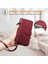 IPhone 14 Için Flip Case Artı Kart Tutucu Pu Deri Manyetik Fermuar (Yurt Dışından) 5