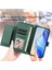 IPhone 15 Için Flip Case Artı Fermuar Pu Deri Manyetik Kart Tutucu (Yurt Dışından) 3