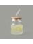 Paçi Bambu Kapaklı Pipetli Bardak - Açık Kahverengi / Şeffaf - 450 ml 1