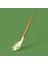 Saplı Silikon Makarna Kevgiri - Bej / Kahverengi - 32 cm 2