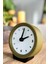Yuvarlak Haki Retro Masa Saati, Şık ve Kullanışlı Ev Veya Ofis Dekoru Için Ideal 2