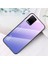 Şık Renkli Degrade Tasarım Darbeye Dayanıklı Koruyucu Tpu Temperli Cam Arka Telefon Kılıfı Vivo Y21/Y33S-DEGRADE Pembe Mor (Yurt Dışından) 5