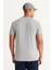Erkek Koyu Gri Pamuklu Slim Fit Dar Kesim Bisiklet Yaka Tişört 10
