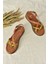 Multi Hakiki Deri Parmak Arası Kadın Sandalet M291050703 5