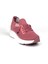 Kadın Gül Kurusu Çok Hafif Triko Günlük Rahat Ortopedik Terletmeyen Spor Sneaker Ayakkabı 3
