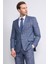 9120 Erkek Mono Yaka Slim Fit Takım Elbise Lacivert 1