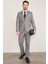 9120 Erkek Mono Yaka Slim Fit Takım Elbise Antrasit 2