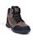 Erkek Kahverengi Fermuarlı Bağcıklı Outdoor Suya Soğuğa Dayanıklı Rahat Içi Kürklü Trekking Kışlık Bot 1