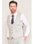 Kagi Gri Erkek Pamuk Polyester Parma Yelekli Takım 5
