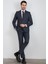 9119 Erkek Mono Yaka Slim Fit Takım Elbise Koyu Gri 2