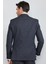 9119 Erkek Mono Yaka Slim Fit Takım Elbise Koyu Gri 4