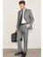9120 Erkek Mono Yaka Slim Fit Takım Elbise Siyah 2