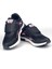 Kadın Siyah Pembe Bağcıksız Cırtlı Hafif Rahat Günlük Sneaker Spor Ayakkabı 2