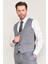 Kagi Gri Erkek Pamuk Polyester Osaka Yelekli Takım 5