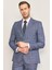 9120 Erkek Mono Yaka Slim Fit Takım Elbise Açık Lacivert 1