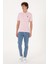 Erkek Açık Pembe Tişört 50306852-VR078 4