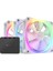 F120 RGB Beyaz 120 mm Fan (3lü Set) 1