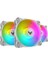 TUF Gaming TF120 ARGB Beyaz 120mm 3lü Set Kasa Fanı 1
