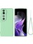 Vivo V40 5G/S19 Pro 5g Kılıf Sıvı Silikon Cep Telefonu Kılıfı Kayışlı-Yeşil (Yurt Dışından) 1