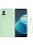 Mikrofiber Astar Hassas Kesik Parmak Izi Önleyici Sıvı Silikon Kılıf Telefon Arka Kapağı Vivo X60 Pro 5g (Küresel)-Yeşil Için Kullanışlı Kayışlı (Yurt Dışından) 1