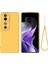 Vivo V40 5G/S19 Pro 5g Kılıf Sıvı Silikon Cep Telefonu Kılıfı Kayışlı-Sarı (Yurt Dışından) 1